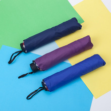 禮品廣告廠家雨傘LOGO加大做布可批發三折邊10包碰擊加粗晴雨傘股