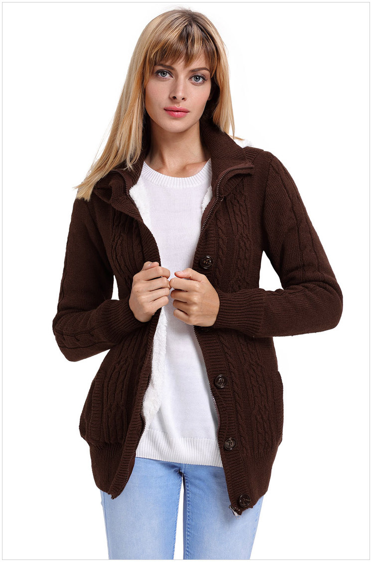 solid color knitted hooded long-sleeved jacket nihaostyles wholesale clothing NSQSY87268