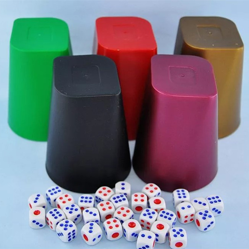 Diamond Leaf Color cup Dice bar KTV Sieve cup Straight Dice cup dice Color cup Sieve cup Nightclub Color cup Sieve cup