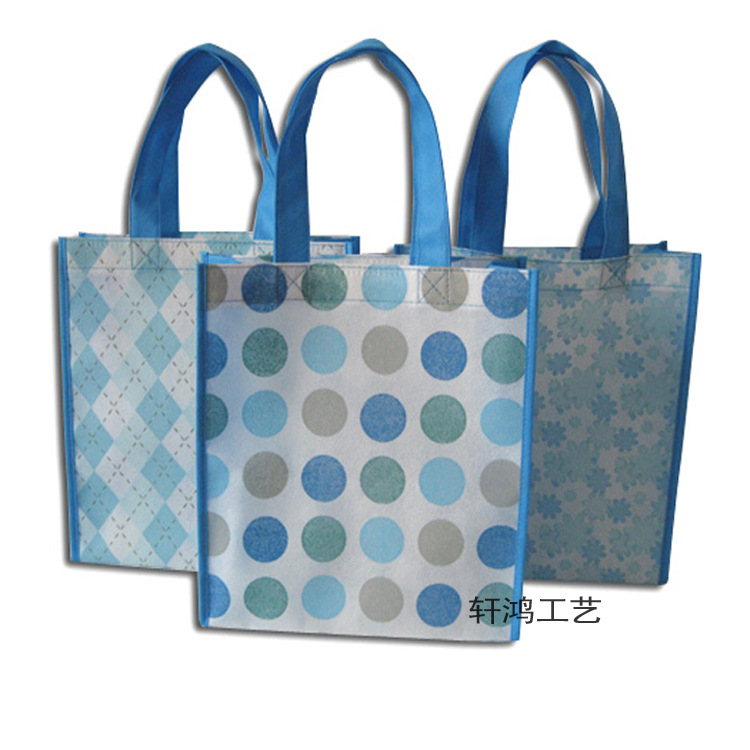 四色印花无纺布袋 胶印彩印手提购物袋 满版胶印手提收纳礼品袋