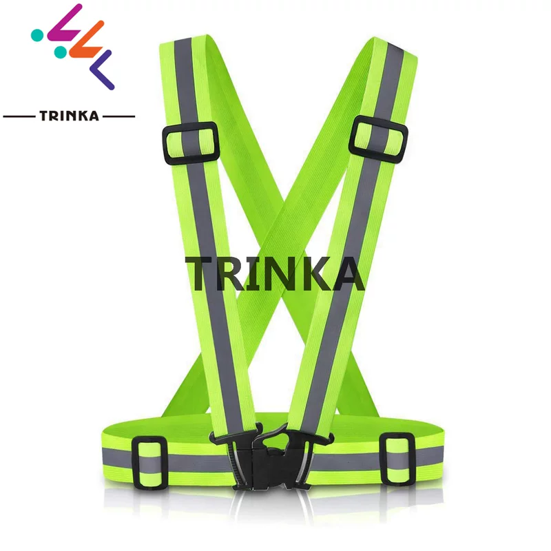 Retroreflective elastic suspenders