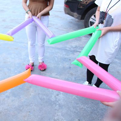 充气棒演唱会球迷比赛助威庆祝打击棒啦啦棒加油棒充气长棒道具|ru