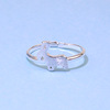 Jewelry, fresh ring, Japanese and Korean, simple and elegant design, on index finger, internet celebrity