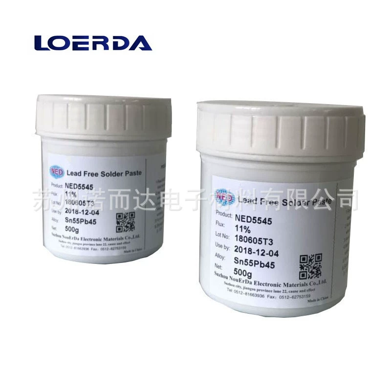 Производство и продажа свинцовой паяльной пасты 5545 безомывная Защита окружающей среды Светодиодная специальная паяльная паста без мытья окружающей среды