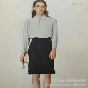 一手货源费依杭州一线品牌折扣女装走分批发水言铜氨丝连衣裙拓谷