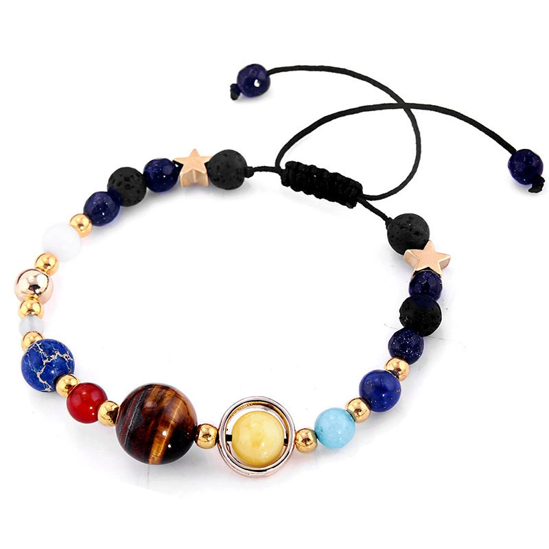Planetary organic bracelet solar-powered