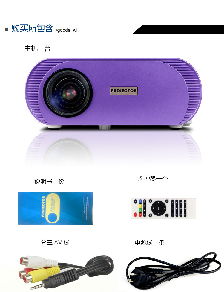 Mini-Projecteur LED  Android HD - Ref 3424002 Image 16