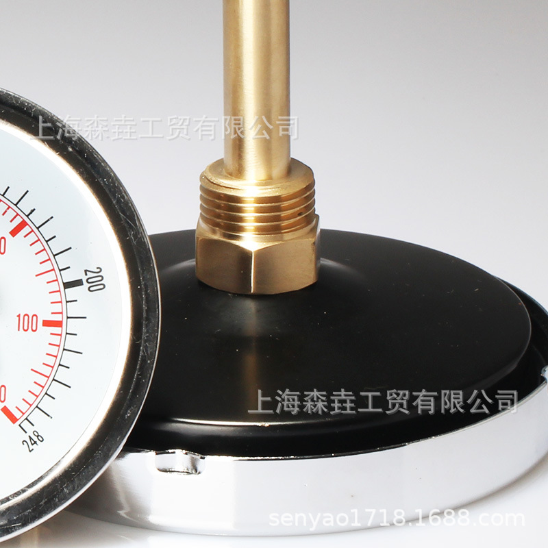 100mm����ůͨ��¯�¶ȼ�/����/������/ͭ���� T400H-60