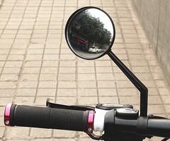 Mountain bike mirror, bicycle convex rearview mirror, single bike mirror convex rearview mirror, cycling equipment