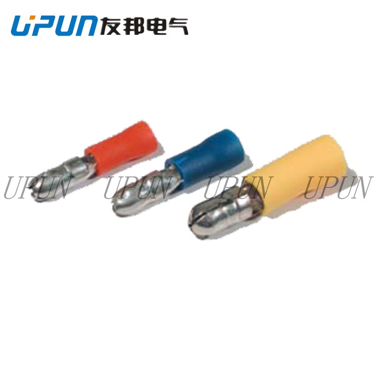 上海友邦电工电气 子弹形公母2预绝缘接头 MPD-2-156
