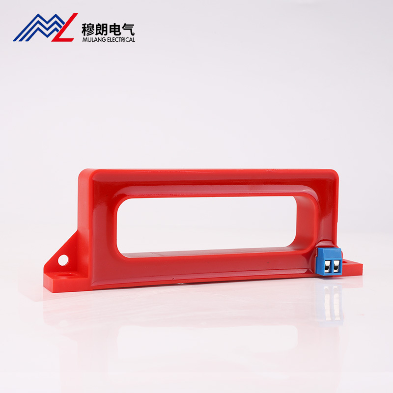 穆朗电气分体导轨式 方形剩余零序电流互感器 电气火灾监控探测器|ru
