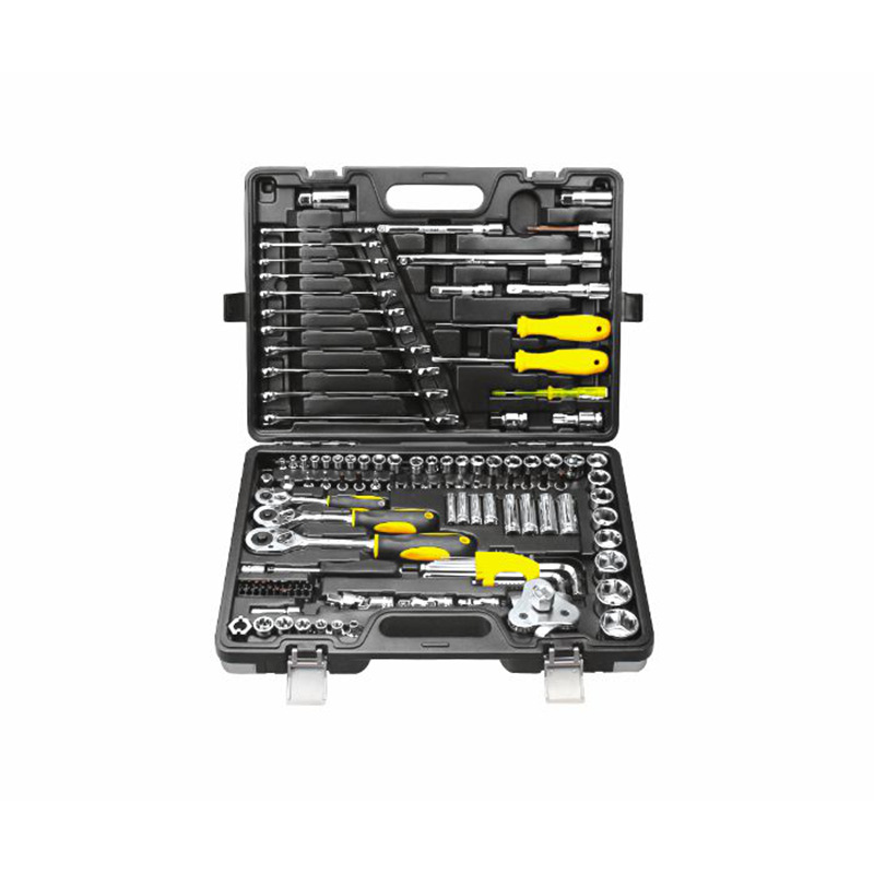 波斯工具 123件6.3+10+12.5mm系列公制套筒组套BS511123