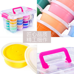 Factory-direct ultra-light clay set for kids—non-toxic, colorful playdough tools perfect for DIY 3D modeling and handmade crafts.