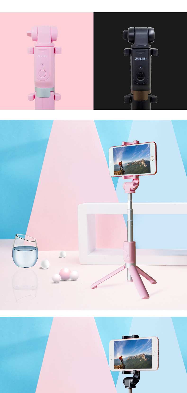 Perche selfie en Alliage d aluminium - Ref 3386710 Image 14