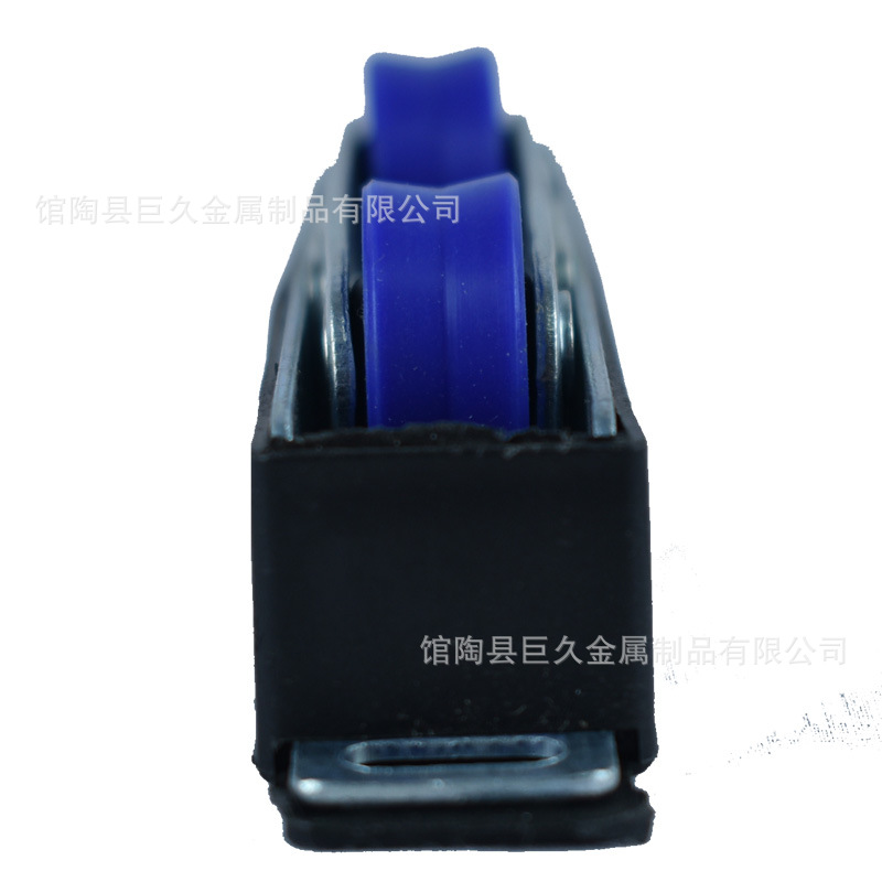 巨久金属 8022断桥铝门窗滑轮 铝合金断桥双轮 隔热断桥滑轮批发