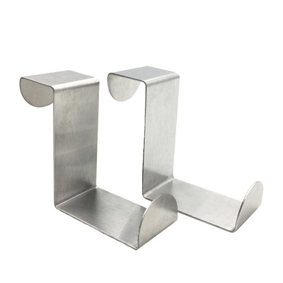 厂家直销 不锈钢门后挂钩门上无痕免钉z形挂钩多功能门背式挂衣架