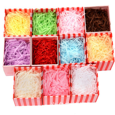 喜糖盒 拉菲草 碎纸丝 碎纸 礼盒填充物 重量约10克 不含盒子|ms