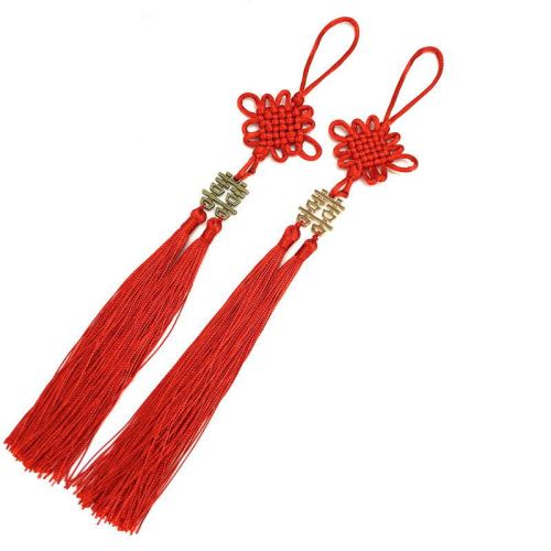 Double Happiness Chinese Knot Pendant Red Packet Decoration Chinese Knot Tassel High-End Invitation Chinese Knot Tassel Wholesale