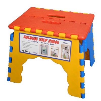 Manufactor supply colour children outdoors portable superior quality Thickened type 19cm Plastic folding stool