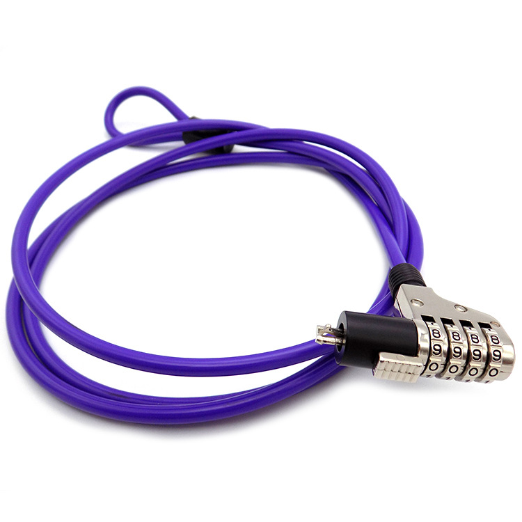Candado para computadora portátil, candado para computadora con orificio en forma de cuña, candado de combinación de 4 dígitos, nuevo candado para computadora