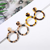 Acrylic earrings, Amazon, European style