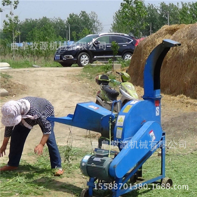 曲阜牧源机械青贮铡草揉丝机 小型养殖场专用饲料铡草机厂家