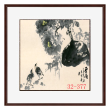 32-377国画字画 工笔花鸟 水墨牡丹 客厅装饰画高仿真画芯批发