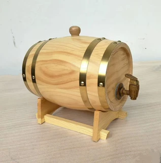 厂家直销木质酒桶工艺品装饰白酒木桶红酒橡木桶储酒桶3升现货