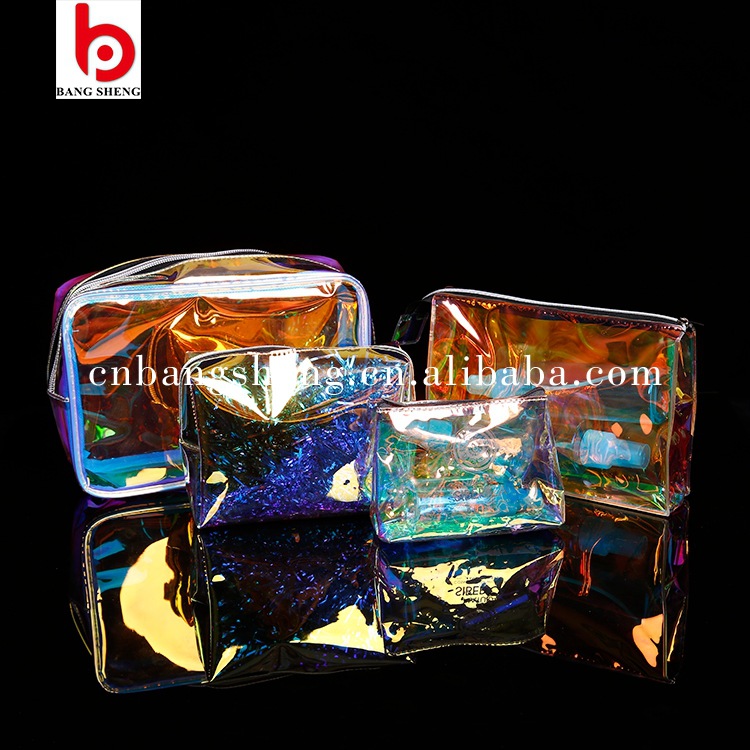 厂家供应TPU化妆包 防水收纳袋 洗漱化妆整理包