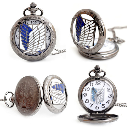 All kinds of retro cartoon pocket watches wholesale hot selling children's animation necklace pocket watch domestic machine zinc alloy quartz pocket watch