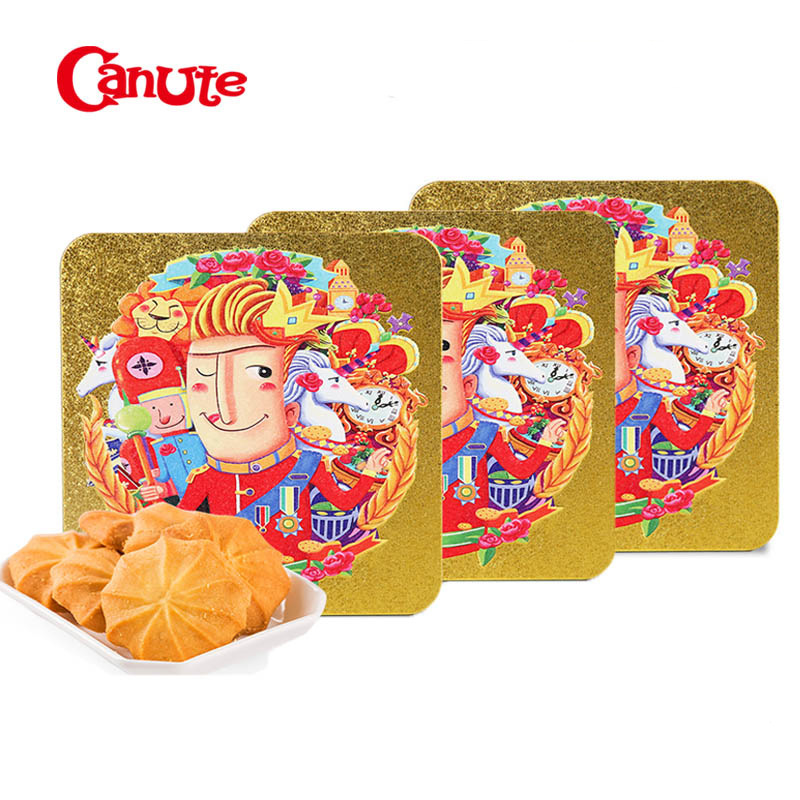 goods in stock Hong Kong Imported canute Knut Princeling Cookies Gift box 110g Wedding celebration gift birthday