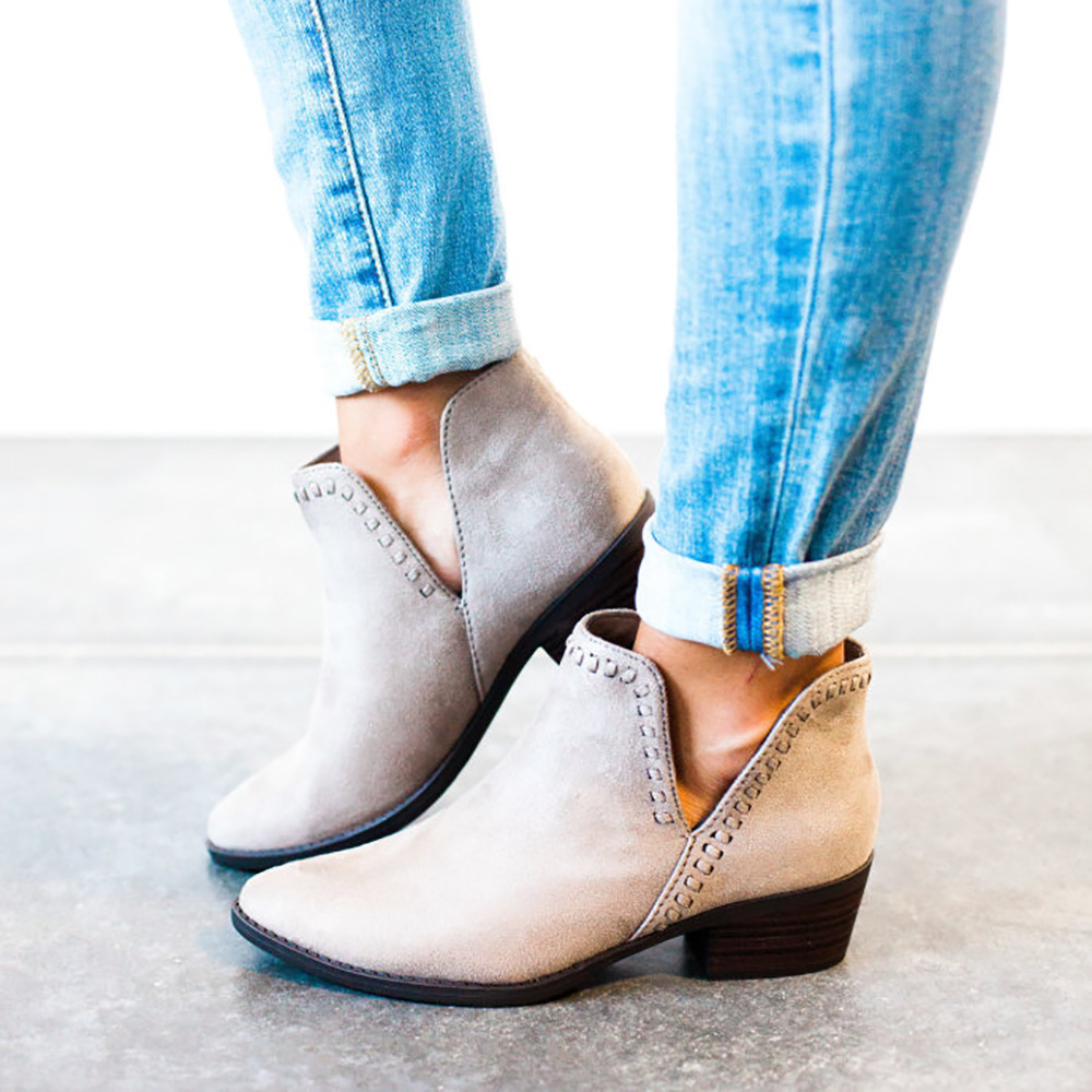 Bottes femme en Daim - Ref 3355427 Image 5