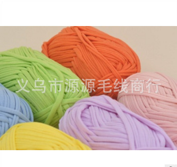 厂家直销手工布条线 DIY编织 钩包线 收纳篮线 毛线锦纶线