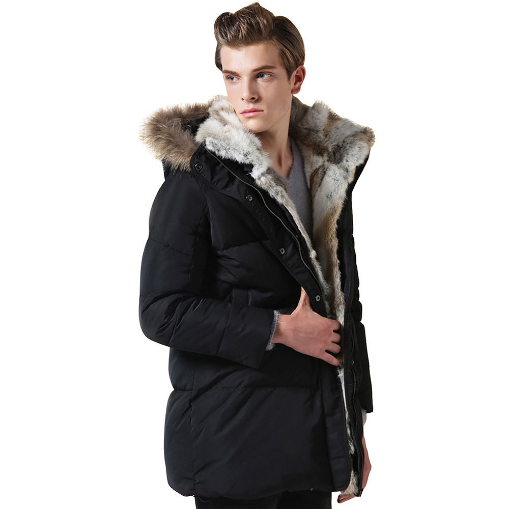 Men's Down Jacket Warm Hooded Winter Coat For Men_voghion.com