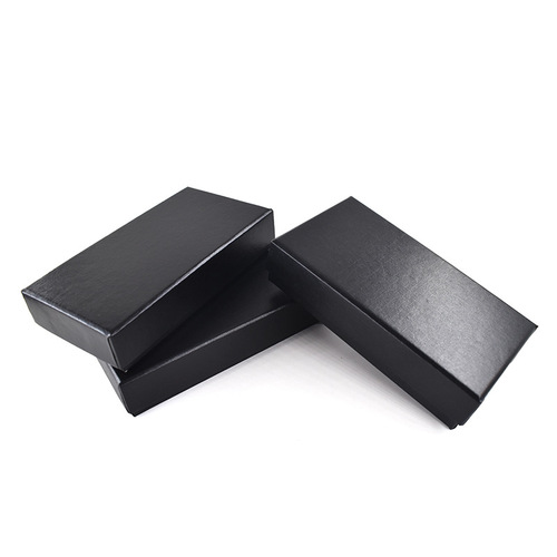 Premium Packaging Box, Gentleman's Tie Box, Eco-Friendly Gift Box, Black