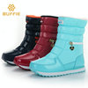 Female snow boots in the flat bottom, water -proof water -proof thread zipper cotton shoes cross -border buying source wholesale one piece