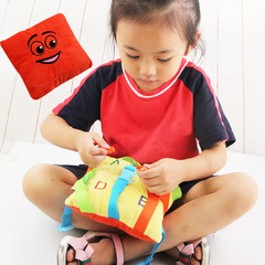Baby early education learning Velcro plush toy kindergarten 3-6 years old children desktop color matching teaching aid