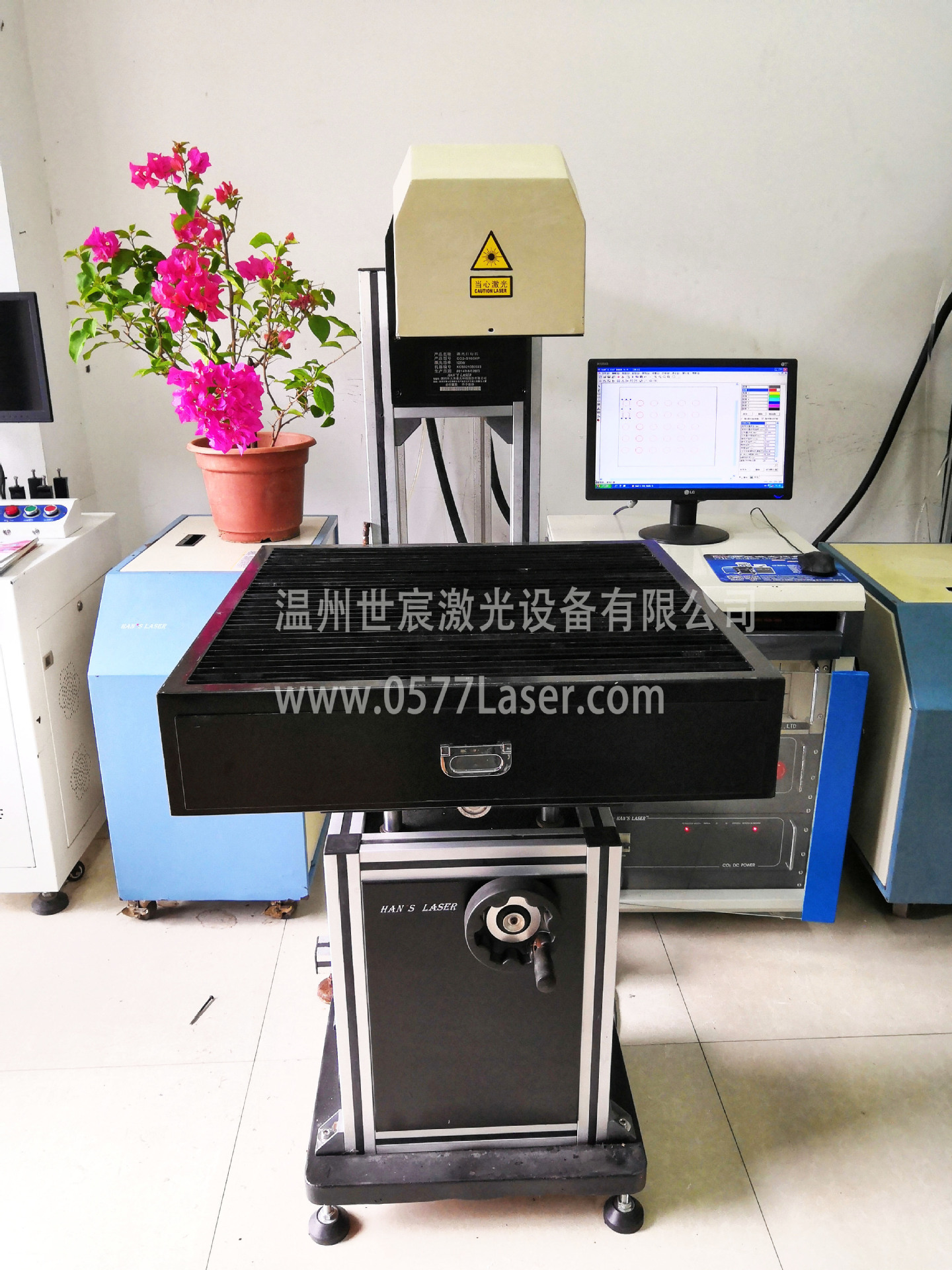 深圳 100W二手大族二氧化碳激光打标机 激光雕刻机 激光机