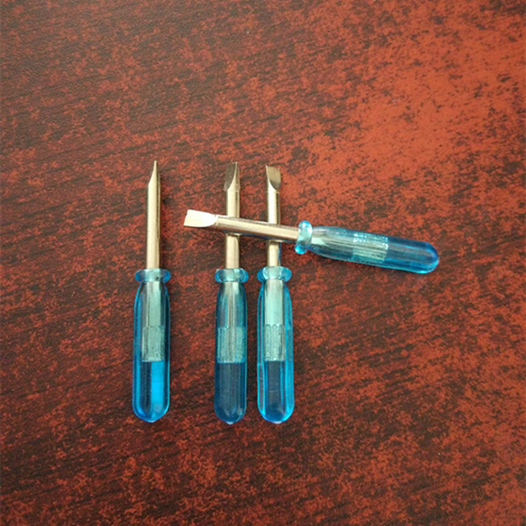 透明绿柄3.0一字-3