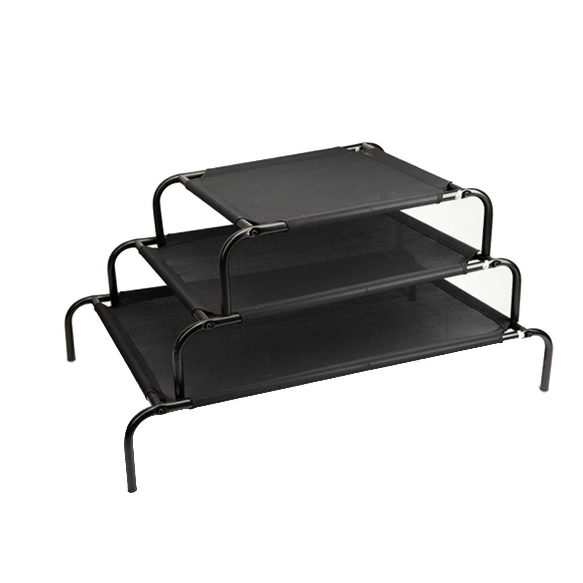 中恒网格狗床 宠物行军床 狗窝垫支架狗床 通用可拆洗透气宠物窝|ru