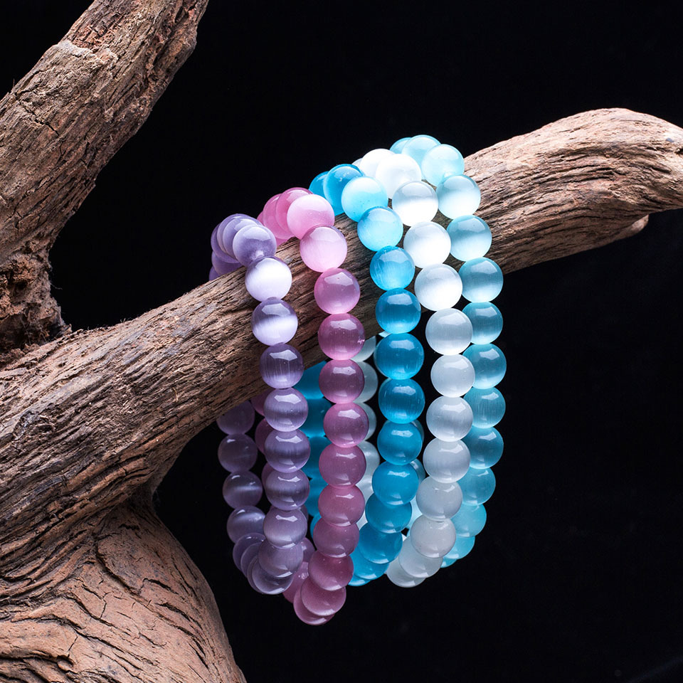 Simple Frosted Opal Bracelet Wholesale display picture 7