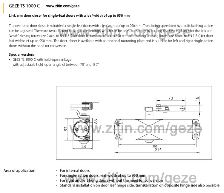 GEZE TS 1000 C