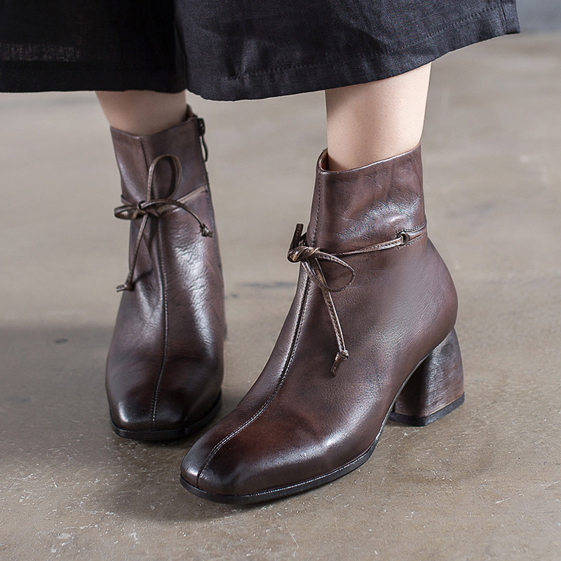 Bottes femme TINIG en En cuir - Ref 3355258 Image 4