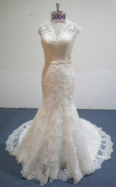 Wedding bag hip fishtail wedding dress European and American lace…