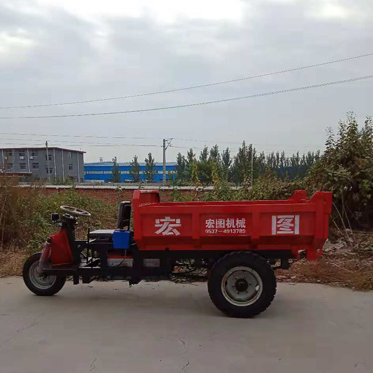 厂家直销 建筑工地运输三轮车 矿用三轮车 柴油电启动三轮车