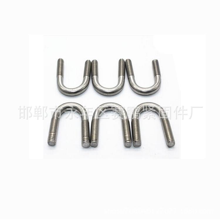 光伏支架用U型螺栓 镀锌U型栓 4.8级套管式U型丝国标建筑配件现货