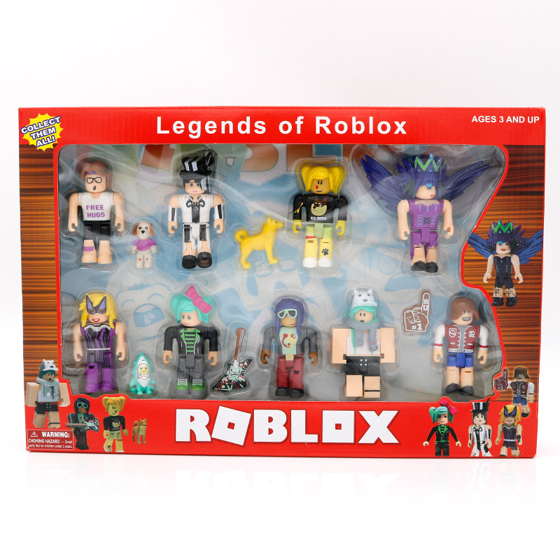 Details About 9pcs Roblox Characters Figure 775cm Pvc Game Figma Oyuncak Action Figuras Toys - my bootleg roblox