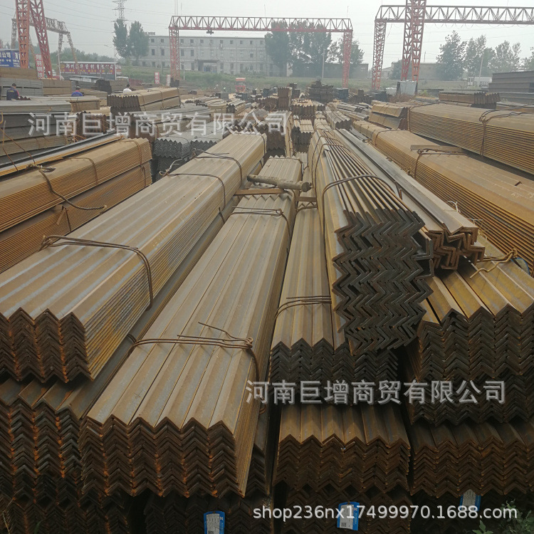郑州现货批发国标Q235B Q345B 等边 不等边 角钢 装货便捷 价优