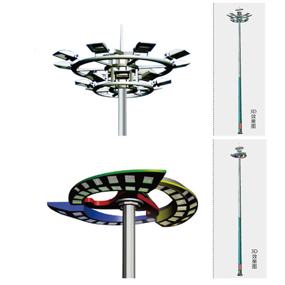 厂家生产市政广场车站码头港口货场公路球场立交桥高杆路灯