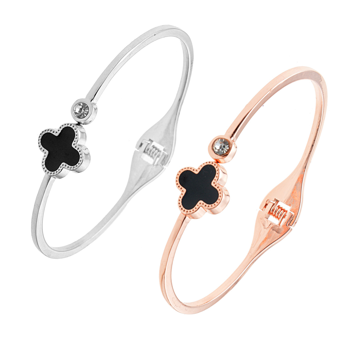 Korean fashion lucky four-leaf clover br...